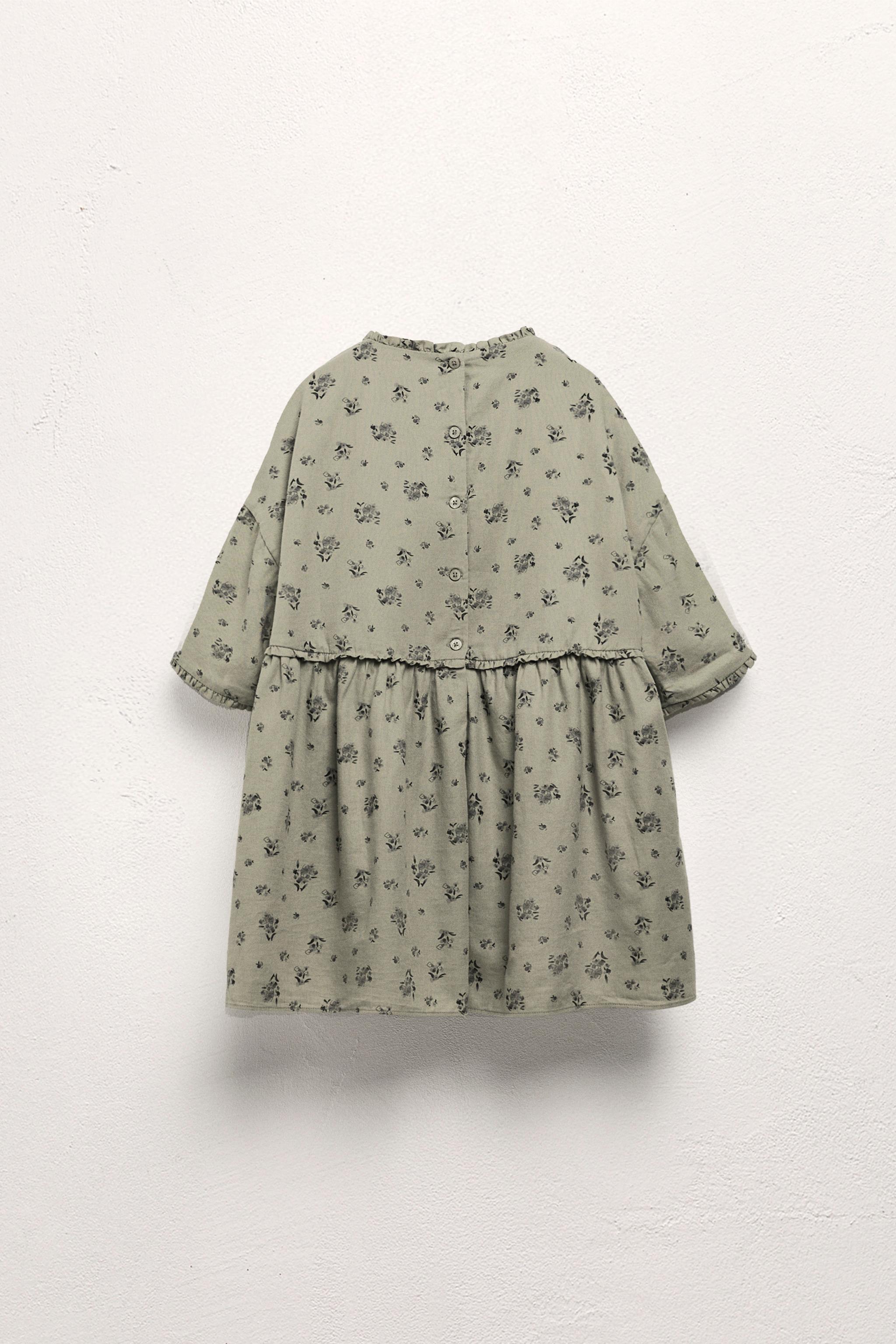 2-5 ANS/ ROBE À FLEURS ET PETITS VOLANTS LIMITED EDITION